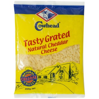 COWHEAD TASTY GRATED CHEDDAR 250G