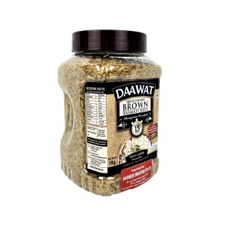 DAAWAT BROWN BASMATI-1KG JAR
