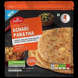 HALDIRAMS ALOO ACHARI PARATHA 400G