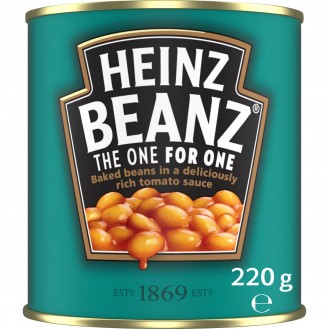 HEINZ BAKED BEANS IN TOMATO SAUCE 220G