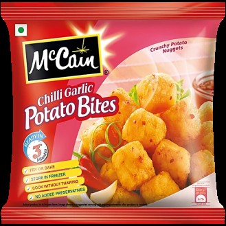 MCCAINS CHILLI GARLIC POTATO BITES 420G