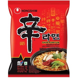 NONGSHIM SHIN RAMYUN NOODLE SOUP 120G NONGSHIM SHIN RAMYUN NOODLE SOUP 120G