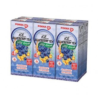 POKKA ICEE TEA BLUEBERRY 6S