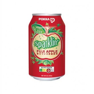 POKKA SPARKLING FUJI APPLE 325ML