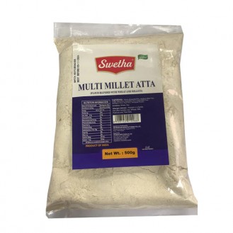 TELUGU FD GW MULTI MILLET ATTA 500G