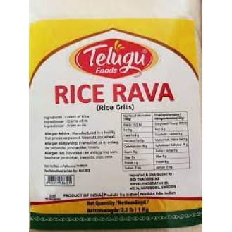 TELUGU FOODS RICE RAVA 908GM