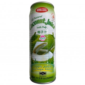 WONG COCONUT JUICE 520ML