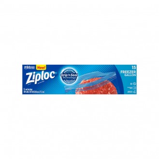 ZIPLOC FREEZERGALLON 15S