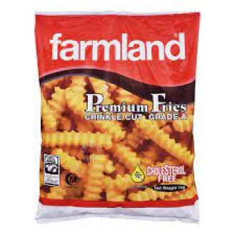 FARMLAND CRINKLE CUT FRIES 1KG
