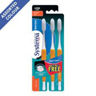 SYSTEMA GUM CARE SOFT REGULAR TOOTH BRESH BUY2 GET1