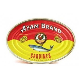 AYAM SARDINES IN TOMATO(OVAL) 425G