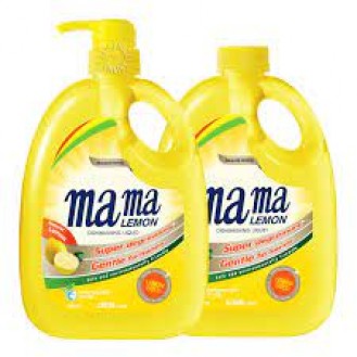 MAMA LEMON - LEMON GOLD DISHWASHING LIQUID - 1000ML+1000ML MAMA LEMON - LEMON GOLD DISHWASHING LIQUID - 1000ML+1000ML