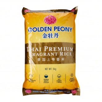 GOLDEN PEONY BRONZE SUPERIOR THAI FRAGRANT RICE - 5KG