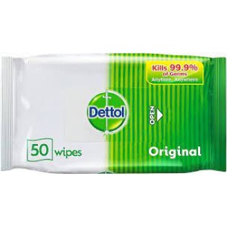 DETTOL AB WET WIPES 50S