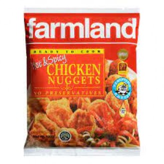 FARMLAND CHICKEN NUGGETS HOT&SPICY 400G