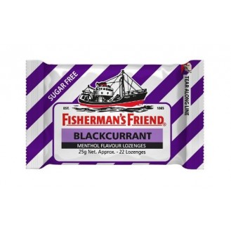 FISHERMANS SUGER FREE BLACKCURRANT 25G