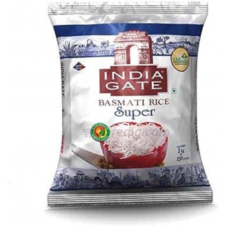 INDIA GATE BASMATI RICE-SUPER 20% EXTRA 1KG