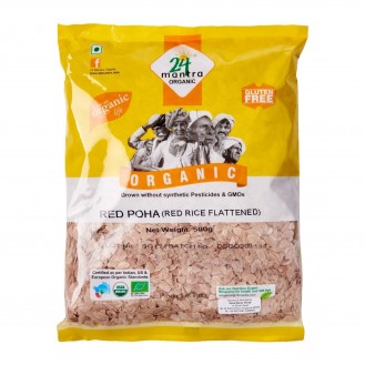 24 MANTRA ORG RED POHA 500GM