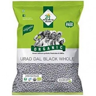 24 MANTRA ORG URAD DAL BLACK WHOLE-500G