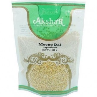 AKSHAR UNPOLISHED MOONG DAL 500G
