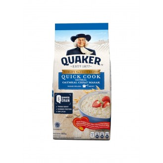 QUAKER QUICKCOOKING OATS 800GM