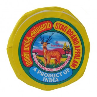 STAG BRAND APPALAM MEDIUM 120G