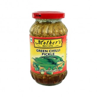 MOTHERS GREEN CHILLI PICKLE 300GM