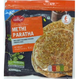 HALDIRAMS METHI PARATHA 300GM