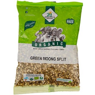 24 MANTRA ORG GREEN MOONG SPLIT 500G