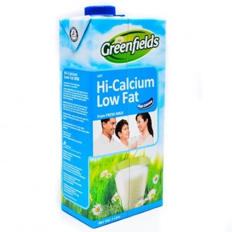 GREENFIELDS  UHT LOW FAT MILK - 1LTR