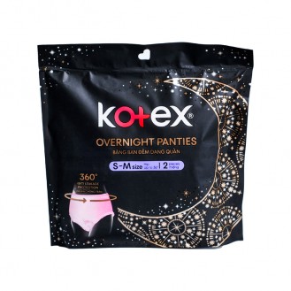 KOTEX OVERNIT PANTIES S-M