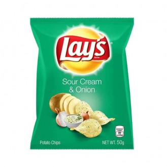 LAYS SOUR CREAM & ONION - 50G