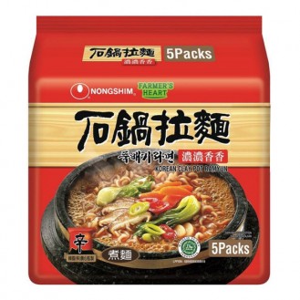 NONGSHIM KOREAN CLAY POT RAMYUR 5PACK - 5X120G NONGSHIM KOREAN CLAY POT RAMYUR 5PACK - 5X120G