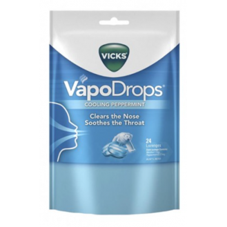 VICKS VAPODROPS - PEPPERMINT 24S