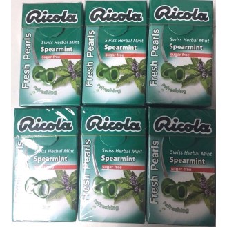RICOLA PEARLS SPEARMINT 